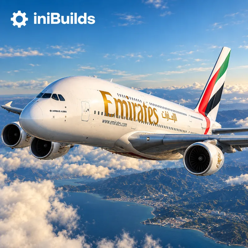 iniBuilds Releases A380 v1.0.1 Update for Microsoft Flight Simulator 2024