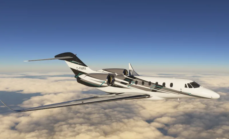 2024 FlightFX Citation X C-FWRX & ZigZag (dynamic reg) for Microsoft Flight Simulator 2024