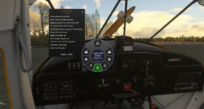 Flow Pro Taylorcraft BC-12D - Simple Checklist for Microsoft Flight Simulator 2024