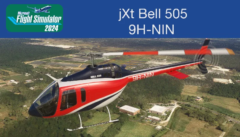 jXt Bell 505 9H-NIN for Microsoft Flight Simulator 2024 and Microsoft Flight Simulator 2020