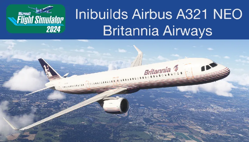 iniBuilds A321LR neo Britannia Airways for Microsoft Flight Simulator 2024