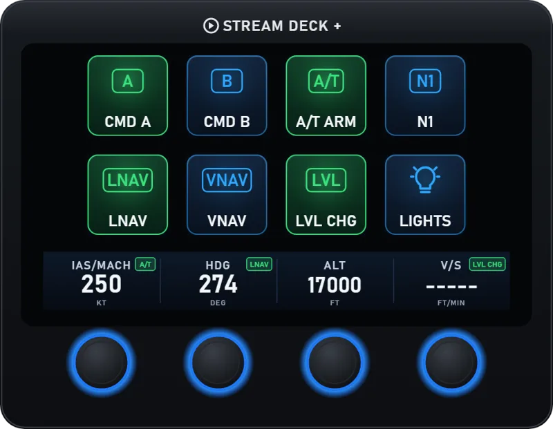 737 Deck for the PMDG 737 (Stream Deck) for Microsoft Flight Simulator 2020 and Microsoft Flight Simulator 2024