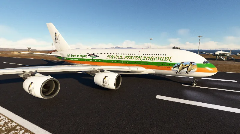 A380X Service Aérien Pingouin for Microsoft Flight Simulator 2020