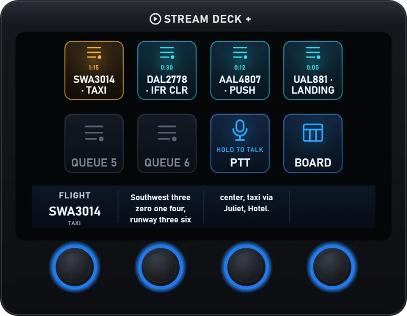 Airside Deck for Airside ATC (Stream Deck) for Microsoft Flight Simulator 2024
