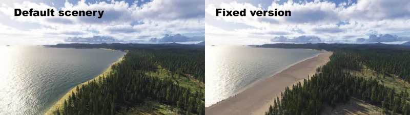 Alaska Scenery Enhancement project for Microsoft Flight Simulator 2024
