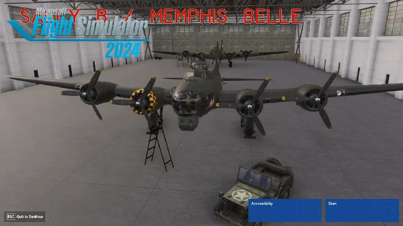B-17G Sally B Replacement Startup Video for Microsoft Flight Simulator 2024