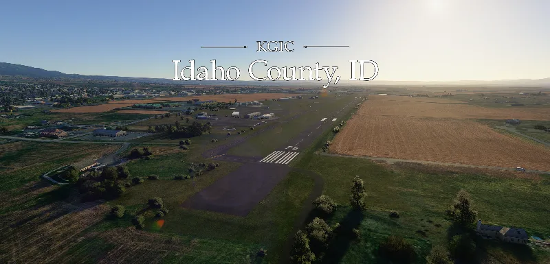 KGIC Idaho County, Idaho for Microsoft Flight Simulator 2024