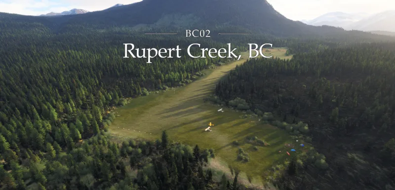 BC02 Rupert Creek, BC [Semi-Fictional] for Microsoft Flight Simulator 2024