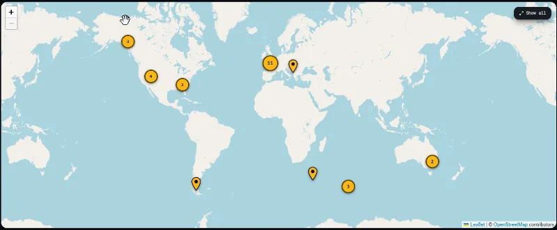 Introducing the Scenery Map: Browse Scenery by Location