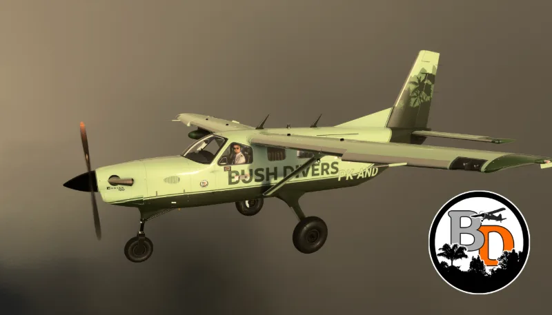 Bush Divers | SWS Kodiak 100 | PNG Green for Microsoft Flight Simulator 2024