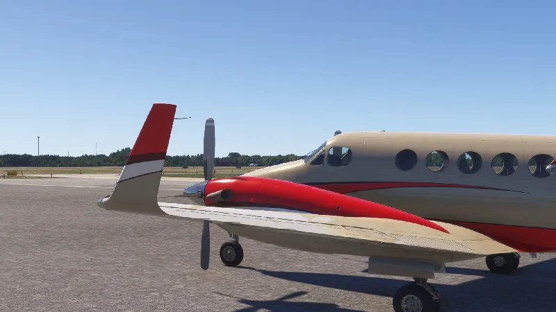 Carenado King Air B200 - N700NA (+Dynamic Registration) for Microsoft Flight Simulator 2024