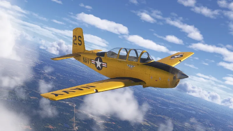 Carenado T-34B - CAF Airbase Georgia N687HV for Microsoft Flight Simulator 2024