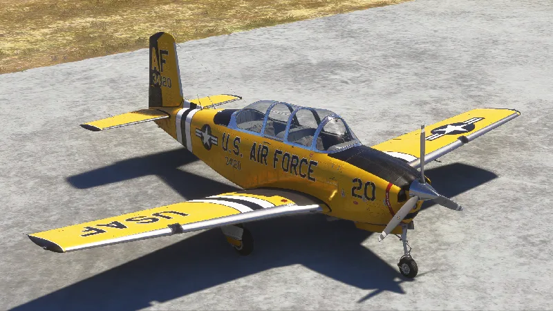 Carenado T-34B USAF Trainer for Microsoft Flight Simulator 2024