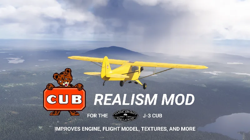 CAS J3 Cub Realism Mod