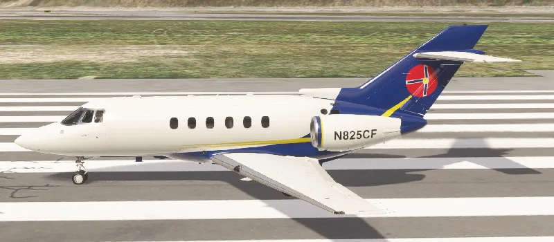 Confluence Air Hawker 800XP | N825CF–N828CF for Microsoft Flight Simulator 2024