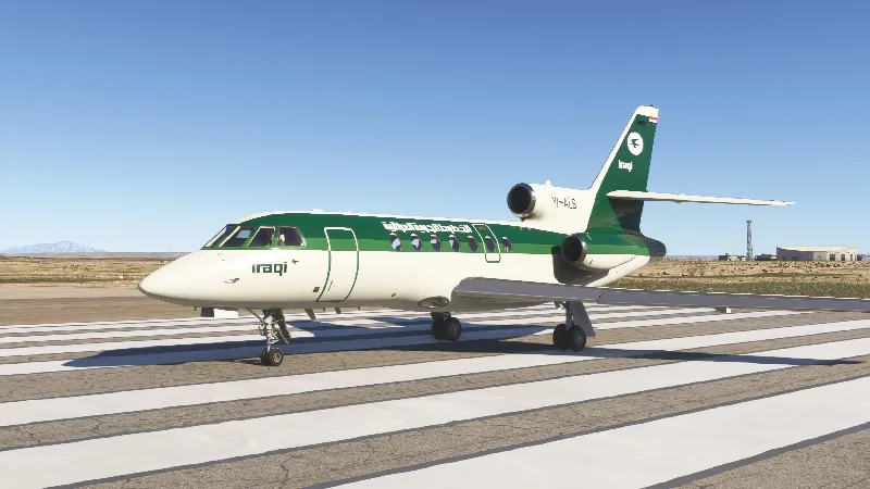 Contrail Falcon 50 YI-ALB Iraqi Government (Iraqi Airways) for Microsoft Flight Simulator 2024