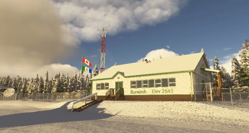 CYDB Burwash Landing Airport, Yukon, Canada