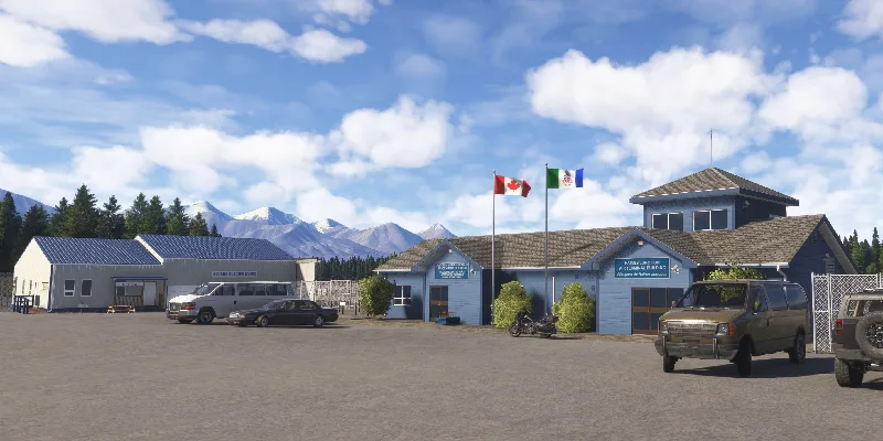 CYHT Haines Junction Airport, Yukon, Canada