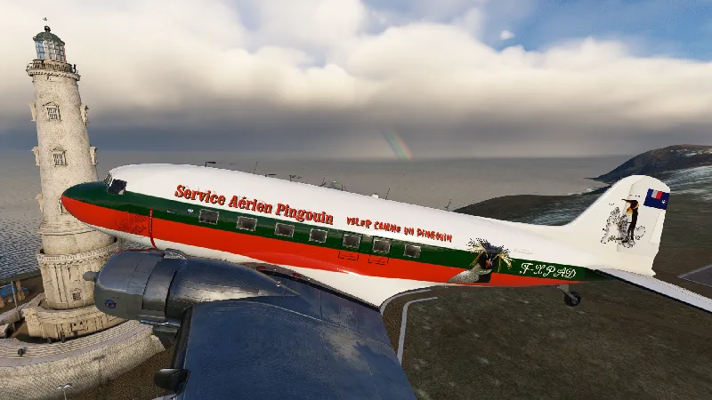 DC-3 Service Aérien Pingouin for Microsoft Flight Simulator 2020