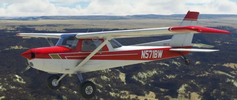 Default and WBSim 152 Vintage Livery Pack for Microsoft Flight Simulator 2024 and Microsoft Flight Simulator 2020