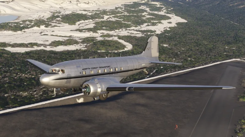 Douglas DC-3 - N935CT North Coast Transport Virtual Airline for Microsoft Flight Simulator 2024
