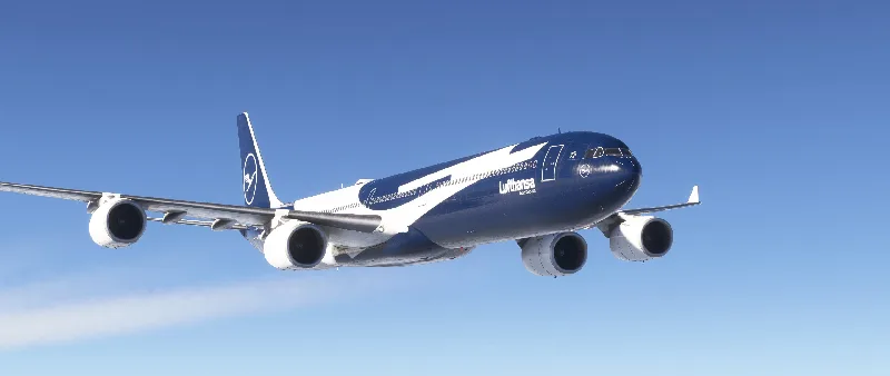 Aerosoft A340-600 - Lufthansa 100 Year Aniversary (fictional) for Microsoft Flight Simulator 2024