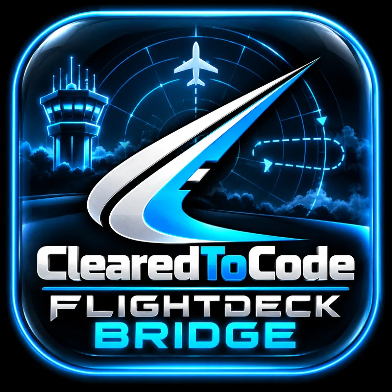 FlightDeck Bridge for vPilot (Tablet ATC + Radio Kneeboard) for Microsoft Flight Simulator 2024 and Microsoft Flight Simulator 2020