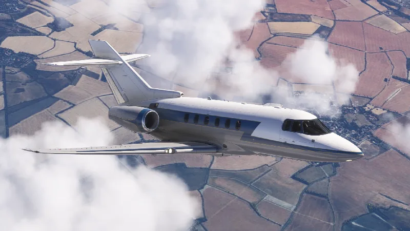FlightFX Hawker 800XP - DH125 Prototype Livery for Microsoft Flight Simulator 2024