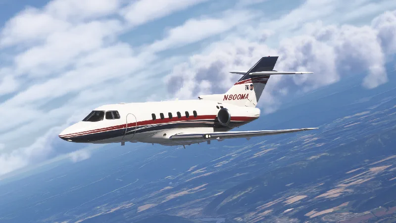 FlightFX Hawker 800XP - N800MA for Microsoft Flight Simulator 2024