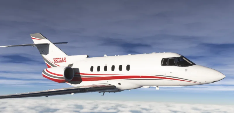 FlightFX Hawker 800XP N906AS for Microsoft Flight Simulator 2024