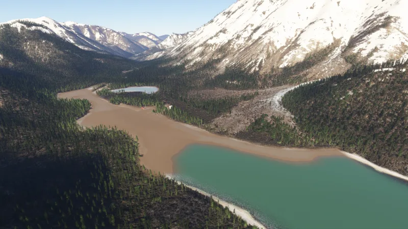 Forcier Lake Seasonal Sandbar for Microsoft Flight Simulator 2024