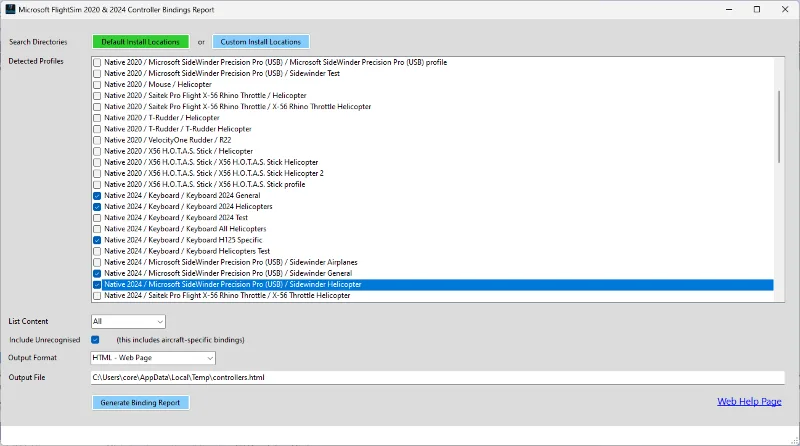 FSProfiles for Microsoft Flight Simulator 2024