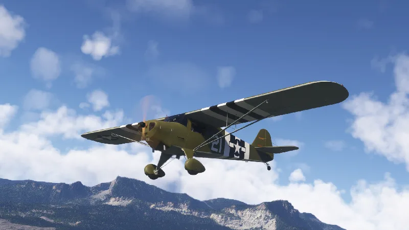 GotFriends Taylorcraft BC-12D - U.S. Army L-2 Grasshopper for Microsoft Flight Simulator 2024