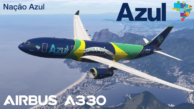 iniBuilds A330-200 RR - Azul - PR-AIV for Microsoft Flight Simulator 2024