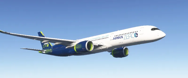 iniBuilds A350-900 - Airbus Zero-e (fictional) for Microsoft Flight Simulator 2024