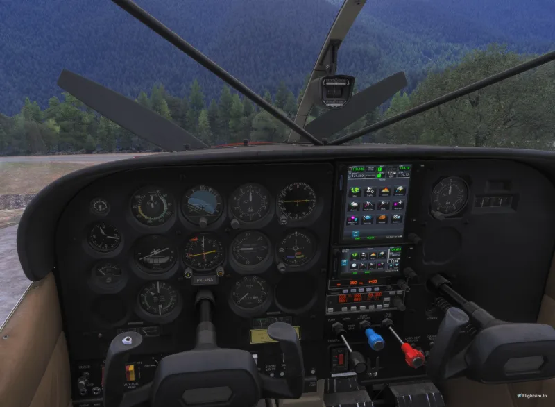 Microsoft/Carenado Cessna C185F PMS50 GTN750/650 Mod for Microsoft Flight Simulator 2024