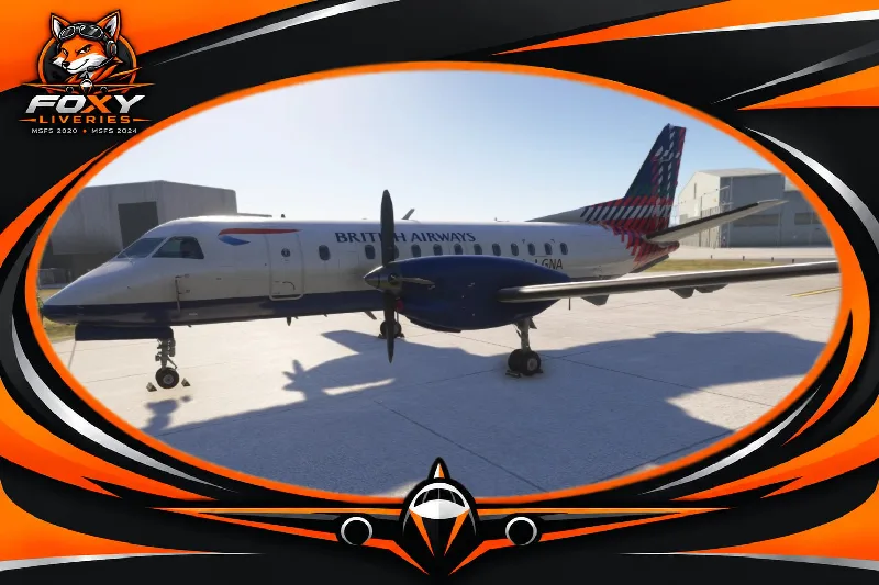 MSFS Asobo Saab 340B British Airways G-LGNA for Microsoft Flight Simulator 2024