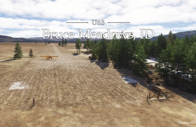 U63 Bruce Meadows, Idaho for Microsoft Flight Simulator 2024