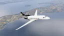 Voyager Aviation livery for Aerobask Dassault Falcon 8X (with cutom registration editor) for X-Plane 12 picture 2