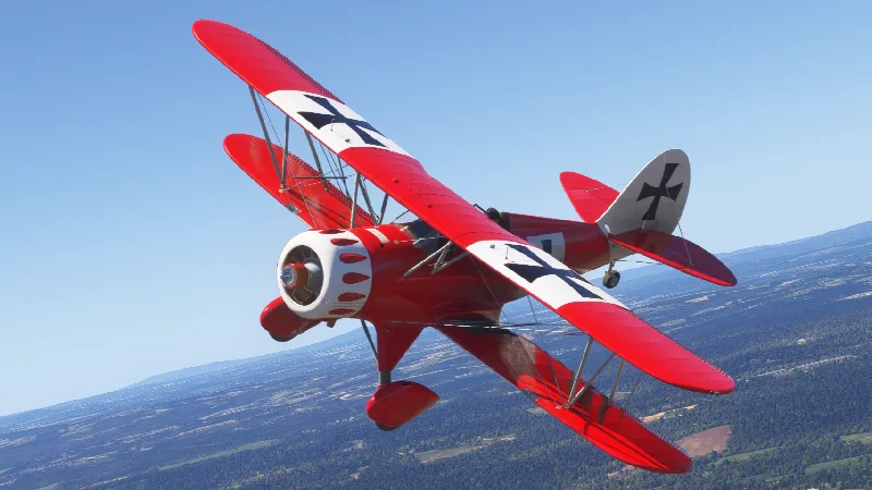 Waco WYMF5 Red Baron Liveries for Microsoft Flight Simulator 2020