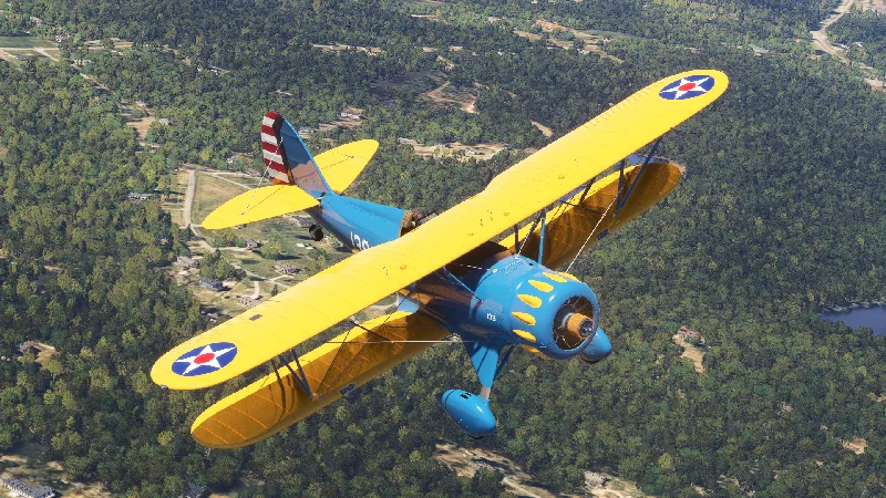 Waco WYMF5 US Army Air Corps Trainer Livery for Microsoft Flight Simulator 2020